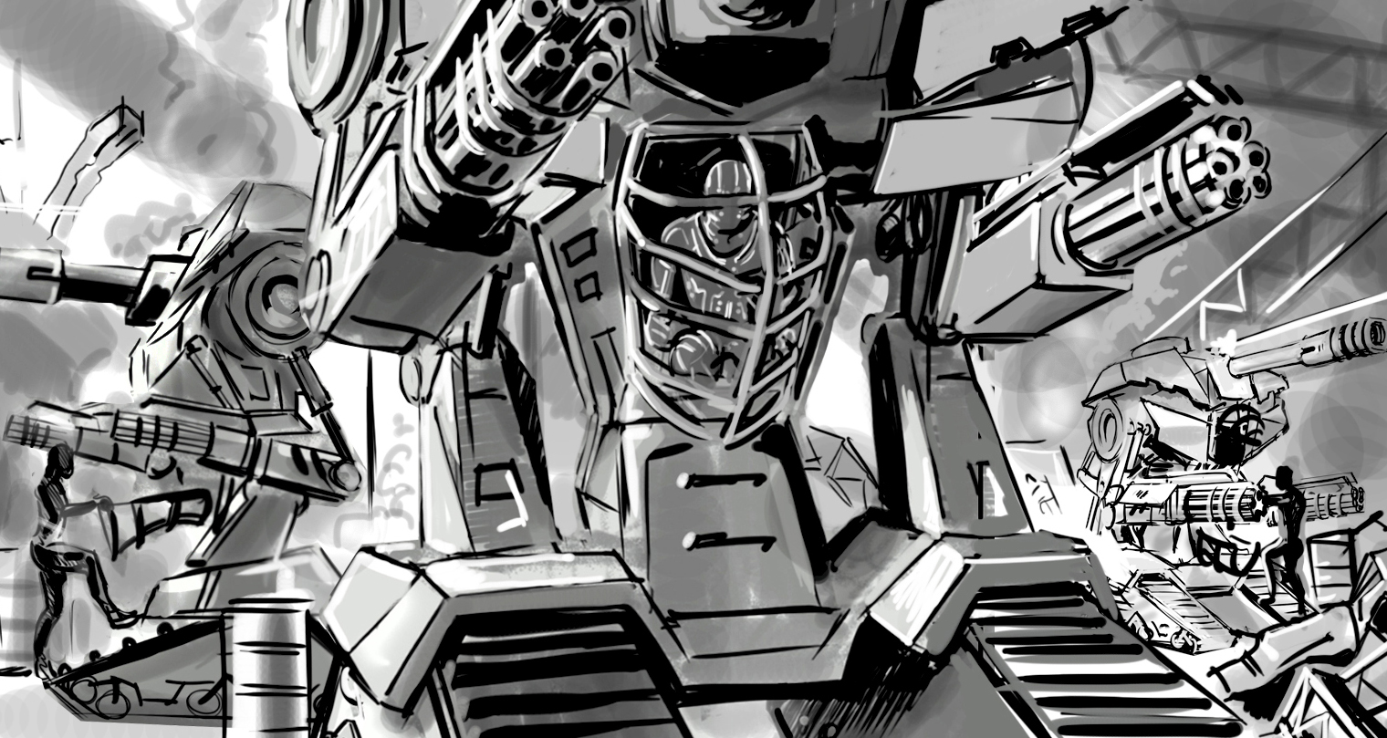 Mech storyboard